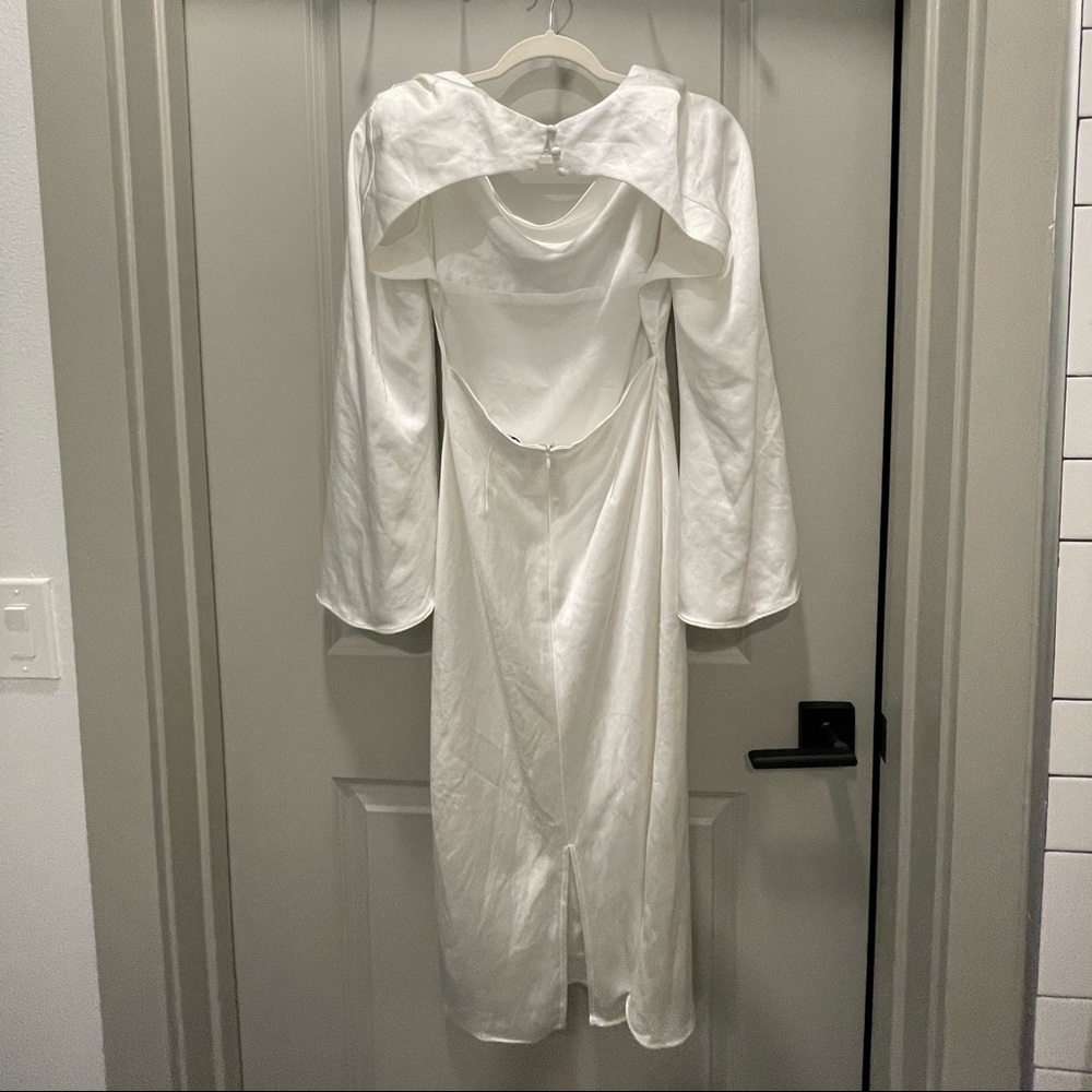 Revolve White Emory Backless dress